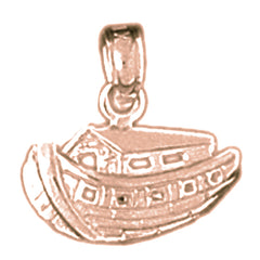 14K or 18K Gold Noah's Ark Pendant