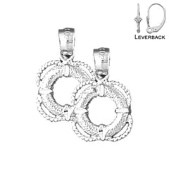 14K or 18K Gold Life Saver Earrings