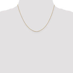 14K Yellow Gold .85mm Diamond-cut Cable Chain