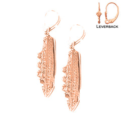14K or 18K Gold 3D Cruise Ship Earrings