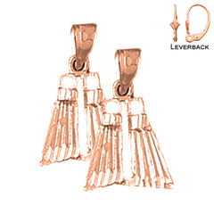 14K or 18K Gold Scuba Finns Earrings