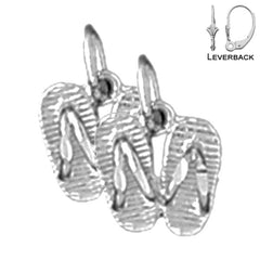 14K or 18K Gold Flip Flop Earrings