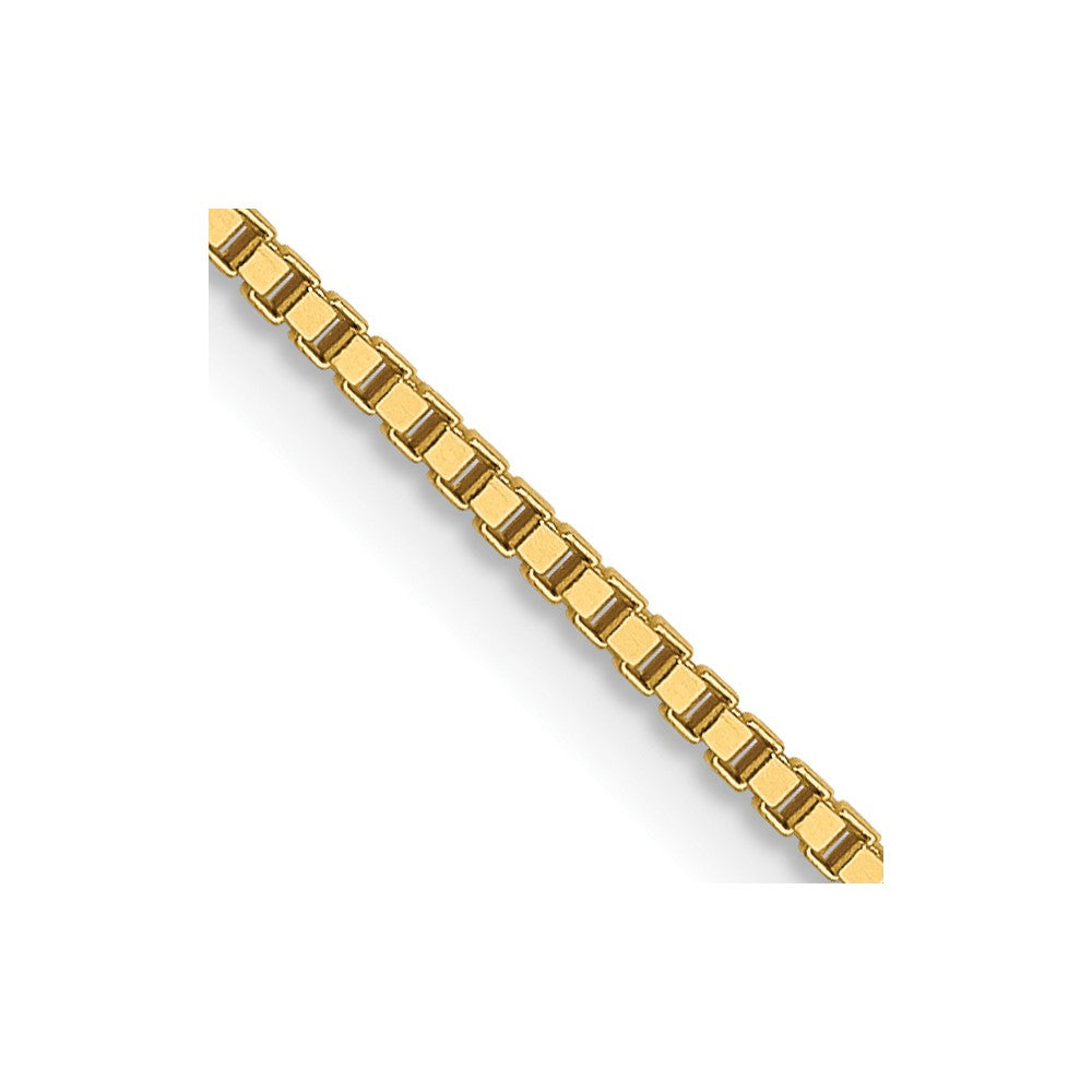 14K Yellow Gold .9mm Box Chain