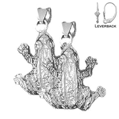 14K or 18K Gold Frog Earrings