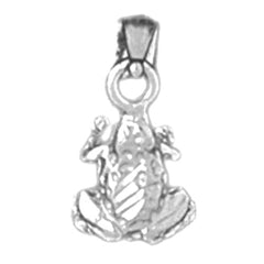 14K or 18K Gold Frog Pendant