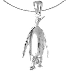 Colgante Pingüino de Oro de 10K, 14K o 18K
