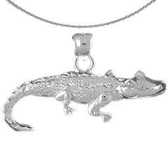 10K, 14K or 18K Gold Lizard Pendant