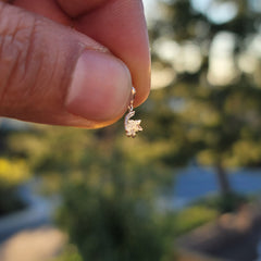 14K or 18K Gold Alligator Pendant