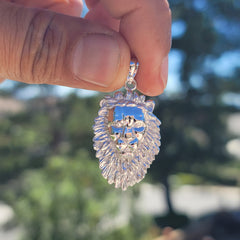 10K, 14K or 18K Gold Lion Head Pendant