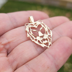 Löwenkopf-Anhänger aus 10 Karat, 14 Karat oder 18 Karat Gold