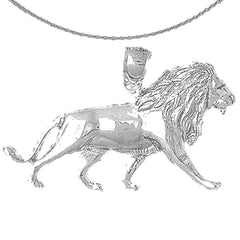10K, 14K or 18K Gold Lion Pendant