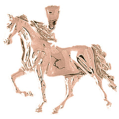 10K, 14K or 18K Gold Horse Pendant