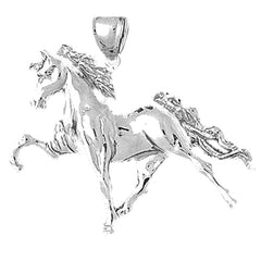 10K, 14K or 18K Gold Horse Pendant