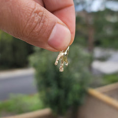 10K, 14K or 18K Gold 3D Horse Pendant