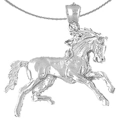 10K, 14K or 18K Gold Horse Pendant