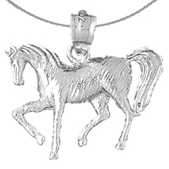 10K, 14K or 18K Gold Horse Pendant