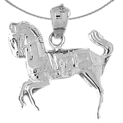 10K, 14K or 18K Gold Horse Pendant