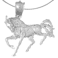10K, 14K or 18K Gold Horse Pendant