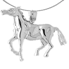 10K, 14K or 18K Gold Horse Pendant