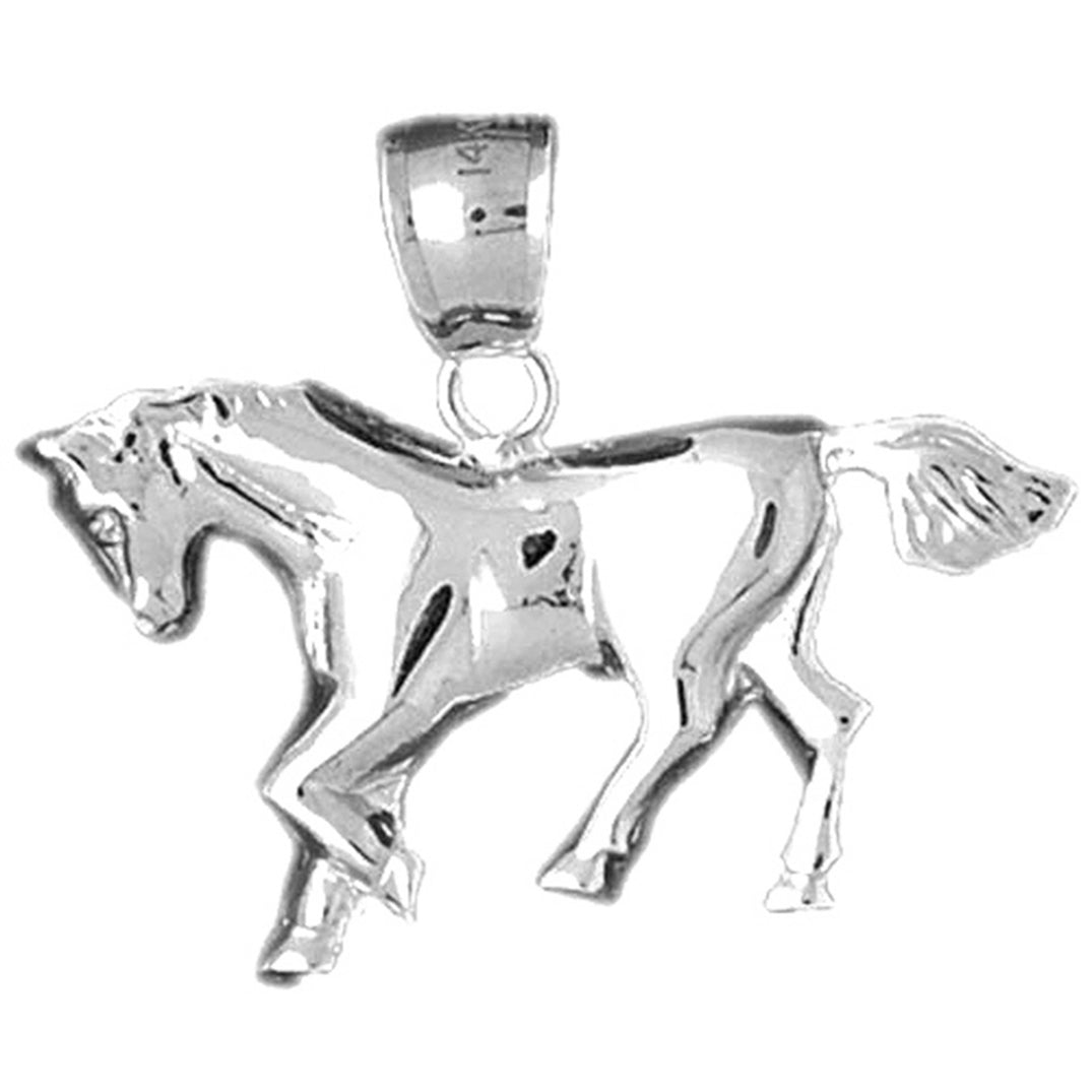 10K, 14K or 18K Gold Horse Pendant