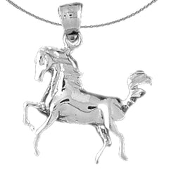14K or 18K Gold Horse Pendant