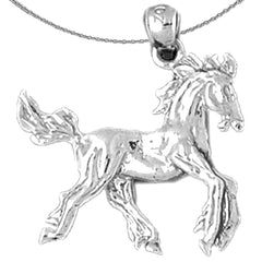 10K, 14K or 18K Gold Horse Pendant