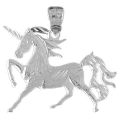 14K or 18K Gold Unicorn Pendant