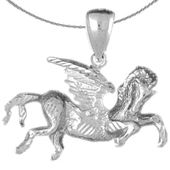 10K, 14K or 18K Gold Pegasus Pendant