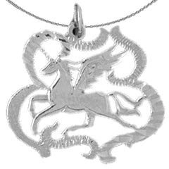 14K or 18K Gold Pegasus Pendant