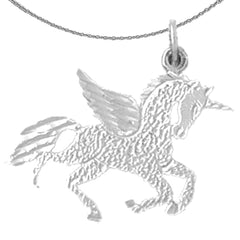 14K or 18K Gold Pegasus Pendant