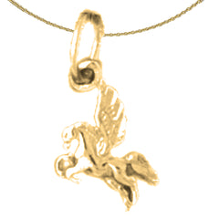 14K or 18K Gold Pegasus Pendant