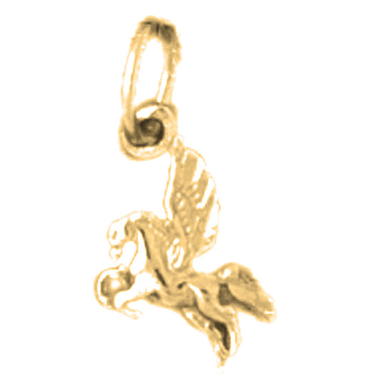 14K or 18K Gold Pegasus Pendant