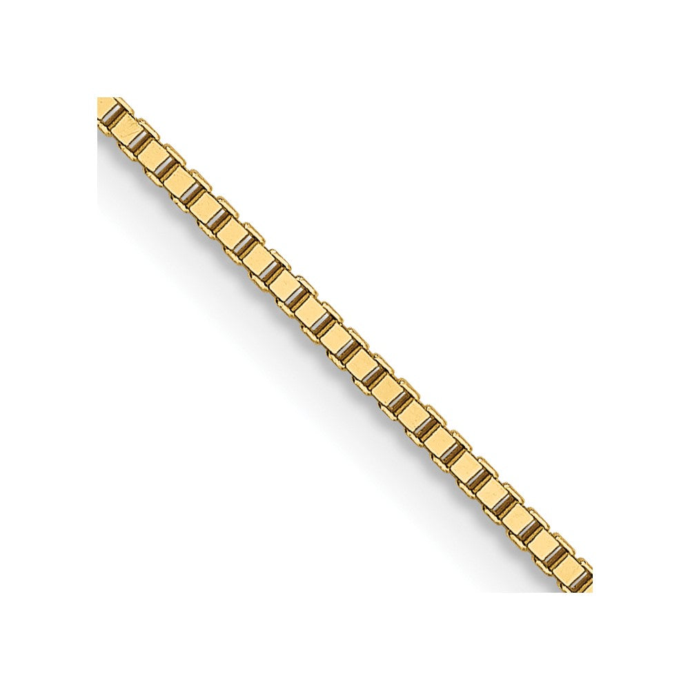 18K Yellow Gold .9mm Box Chain