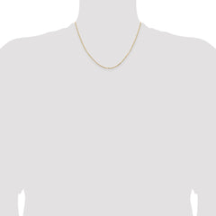 18 Karat Gelbgold, 1,5 mm, diamantgeschliffene Ankerkette