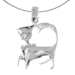 10K, 14K or 18K Gold Cat Pendant
