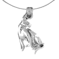 Katzenanhänger aus Gold 10K, 14K oder 18K