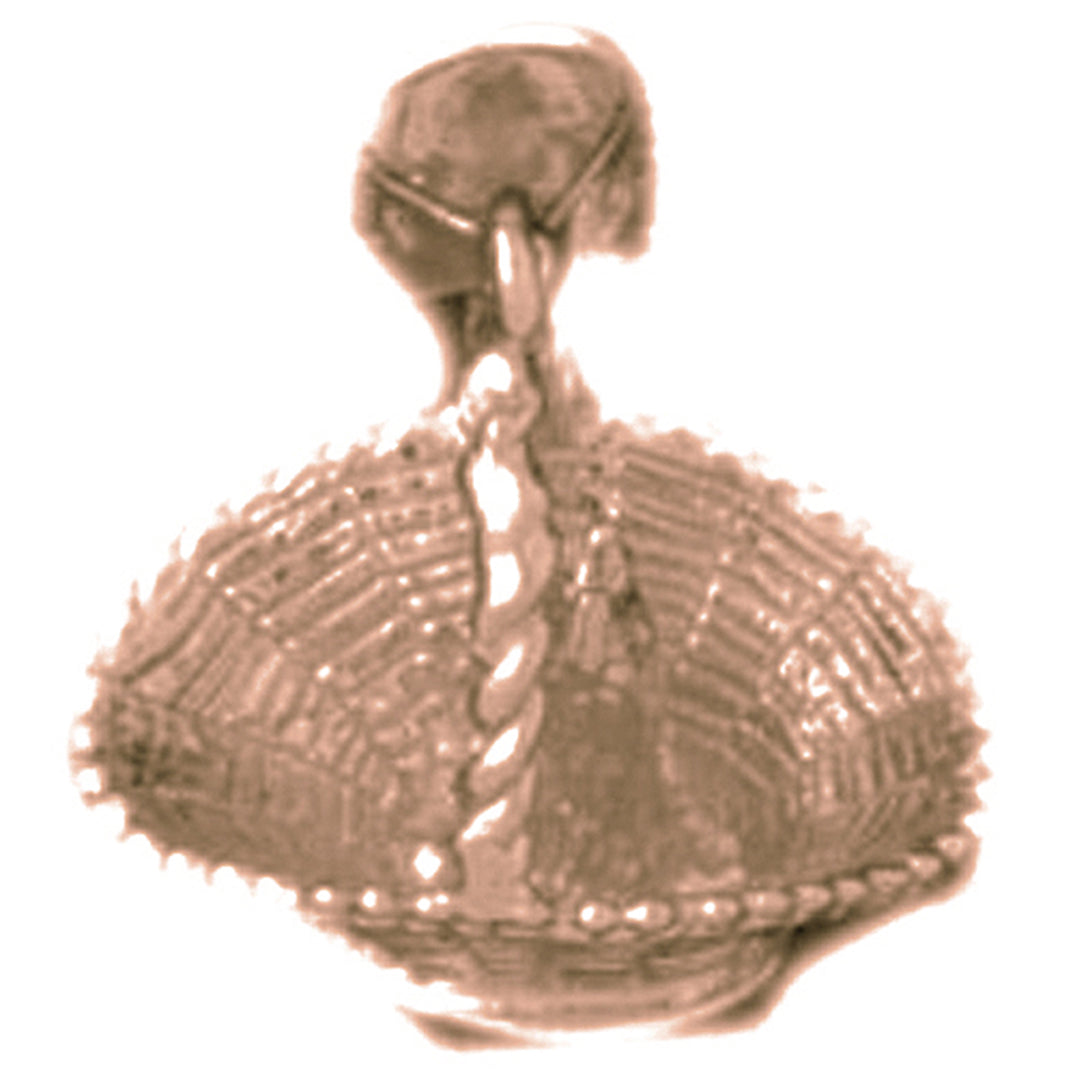 10K, 14K or 18K Gold 3D Cat Pendant