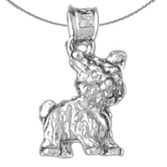 Colgante de Perro de Oro de 10K, 14K o 18K