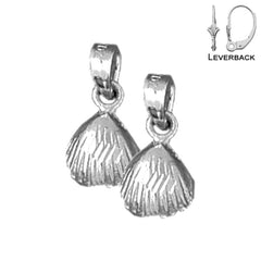 14K or 18K Gold Shell Earrings