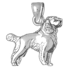 10K, 14K or 18K Gold Dog Pendant
