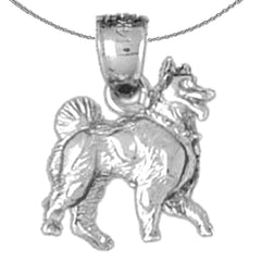 Colgante de Perro de Oro de 10K, 14K o 18K