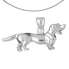 Colgante de Perro de Oro de 10K, 14K o 18K