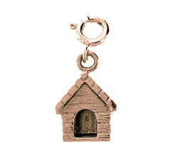 10K, 14K or 18K Gold Dog House Pendant