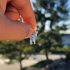 10K, 14K or 18K Gold Cocker Spaniel Dog Pendant