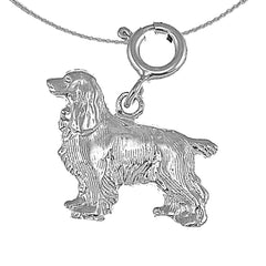 14K or 18K Gold Cocker Spaniel Dog Pendant