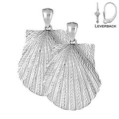 14K or 18K Gold Shell Earrings