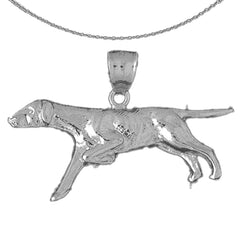 Colgante de Perro de Oro de 10K, 14K o 18K