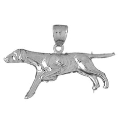 10K, 14K or 18K Gold Dog Pendant