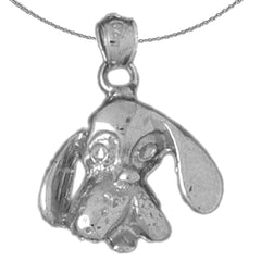 Colgante de Perro de Oro de 10K, 14K o 18K