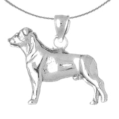 Colgante de Perro de Oro de 10K, 14K o 18K